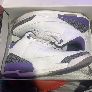 Jordan 3 Dark iris.